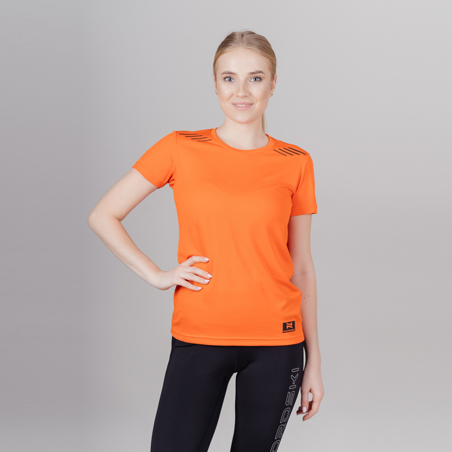Футболка NORDSKI Run (women) Оранжевый