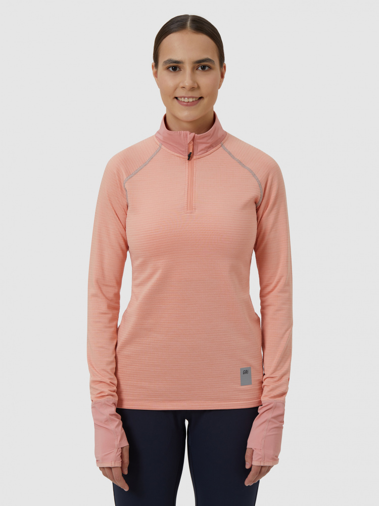 Рубашка Gri Лонг 2.0 (Персиковый) FW21-04W-PC